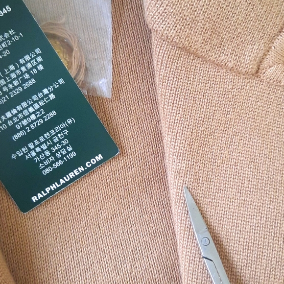 Lauren Ralph Lauren Knitted Blazer in color Tan, XS - Picture 16 of 16